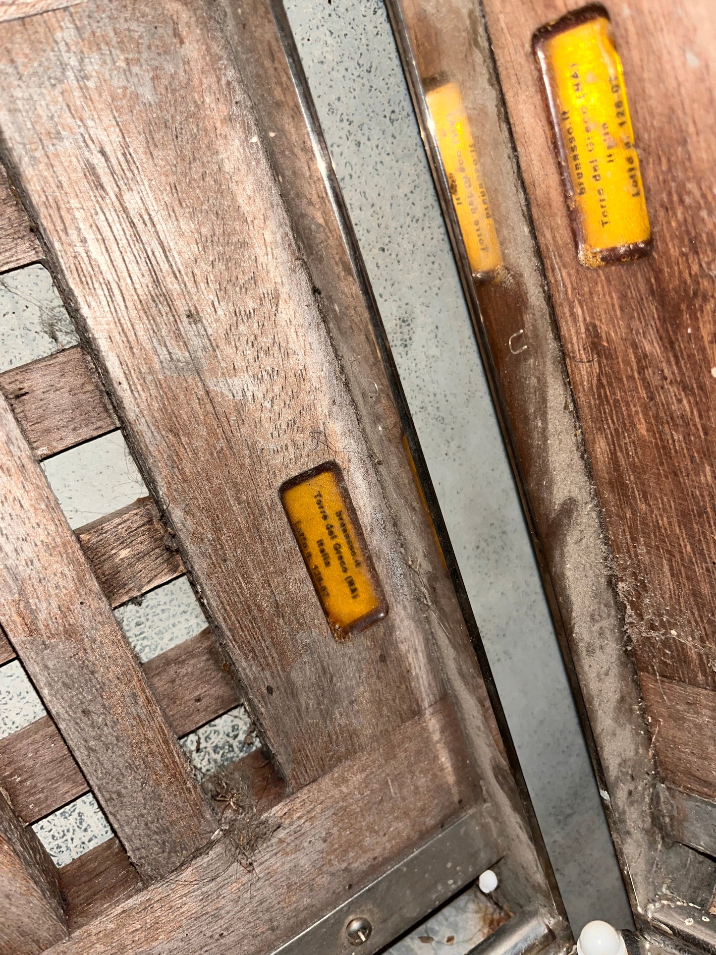 Loopplank teak / RVS 200 x 36 cm