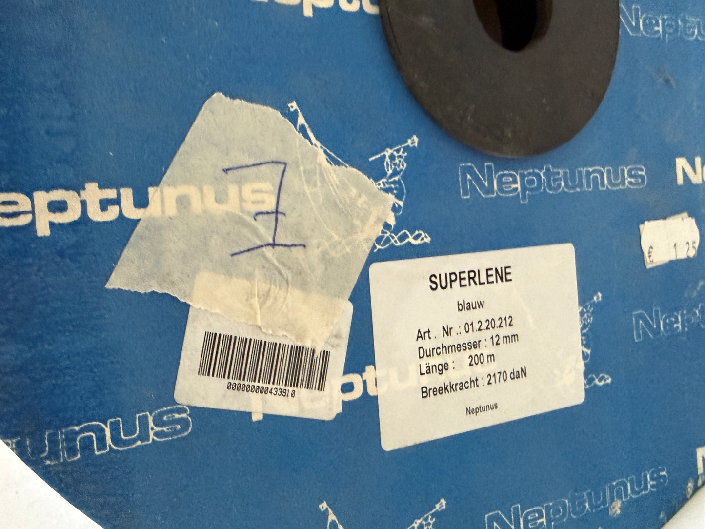 Landvast 12 mm - Superlene blauw