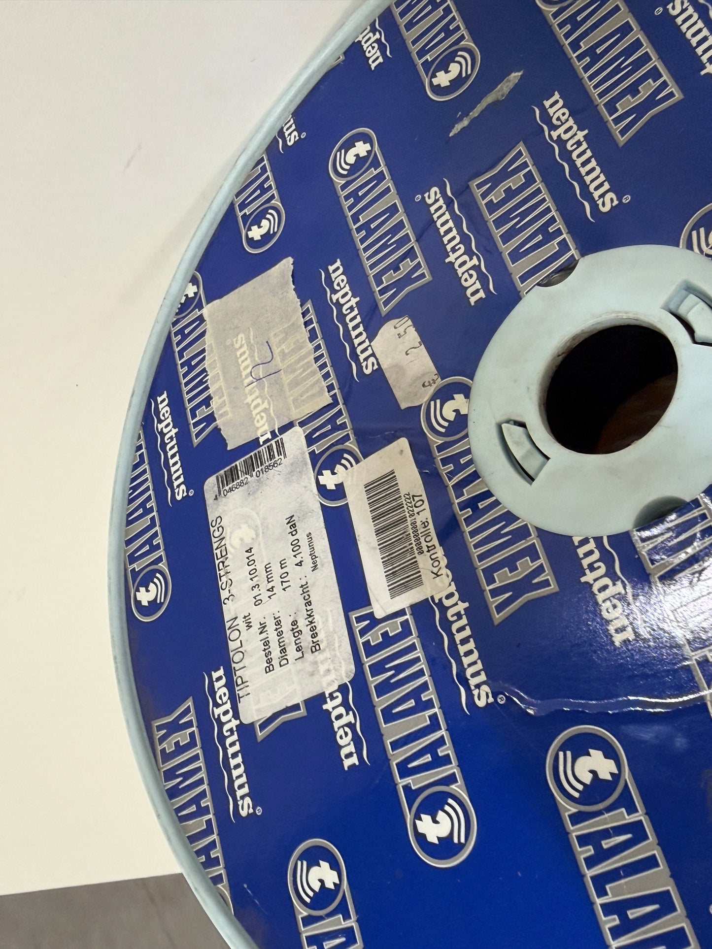 Landvast 14 mm - Talamex Tiptolon wit