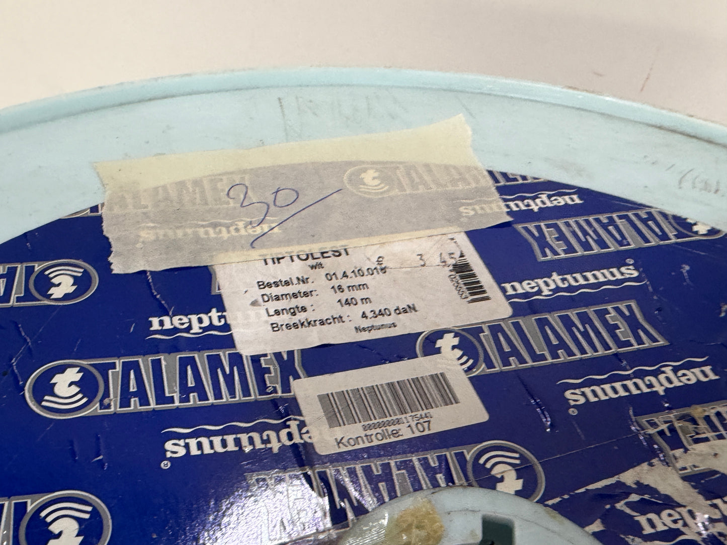 Landvast 16 mm - Talamex Tiptolest
