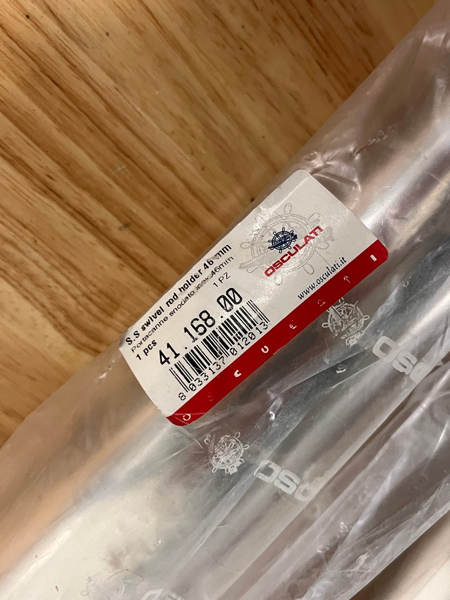 Nieuwe Osculati RVS hengelhouder 46 mm