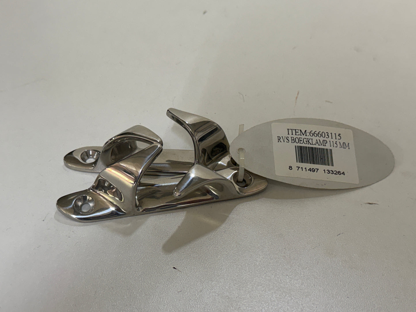 Talamex RVS Boegklamp 115 mm | NIEUW