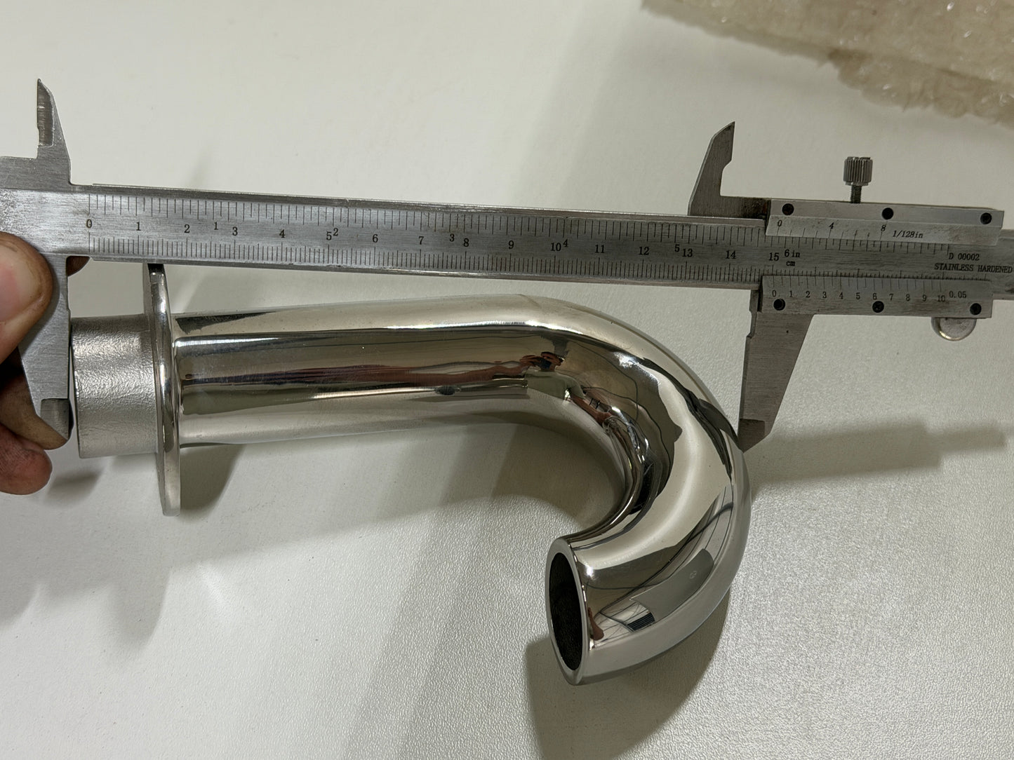 RVS zwanenhals dekdoorvoer 30 mm / NIEUW