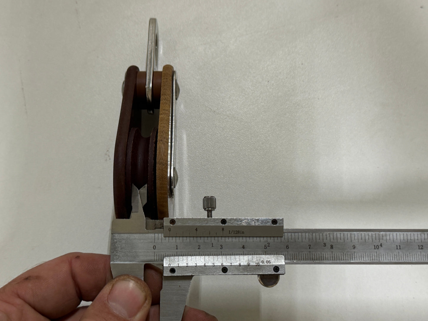 HYE 1 schijfs staaldraadblok 50 mm tot 7 mm met oogplaat NIEUW