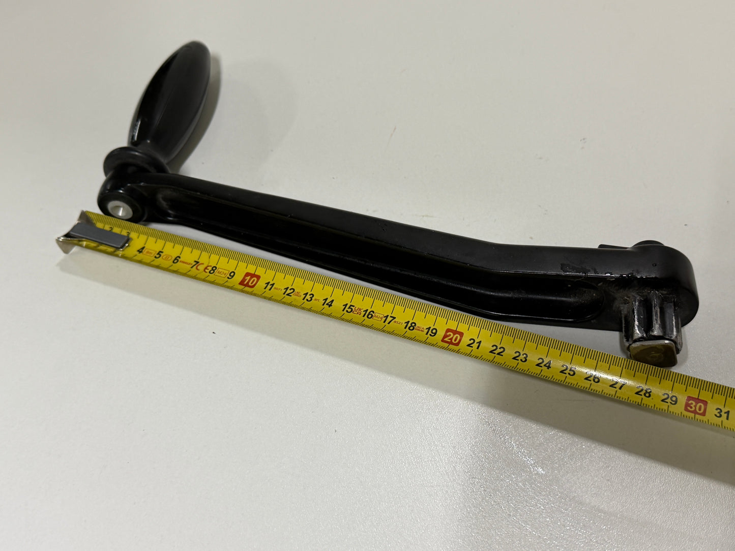 Enkes lierhendel 29 cm met defecte lock