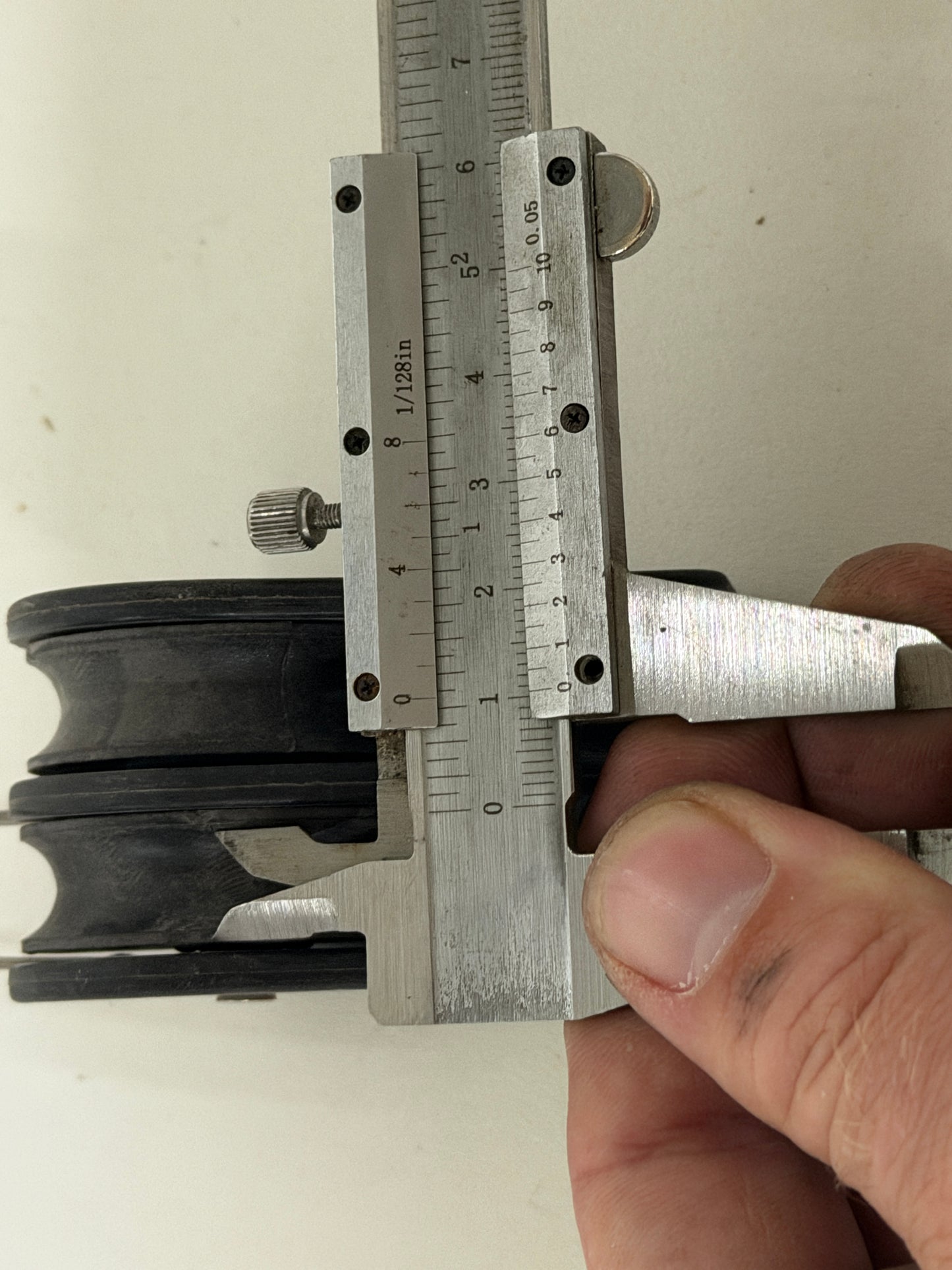 Barton 2 schijfsblok gelagerd, hondvot 45 mm tot 10 mm lijn - NIEUW