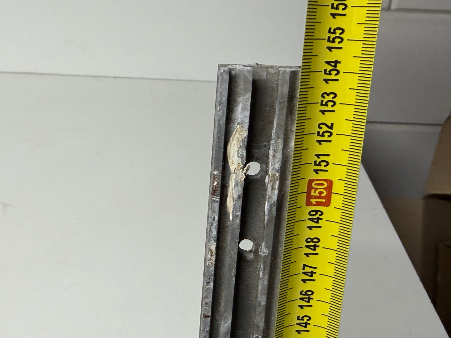 Rail 154 cm met gelagerde kar