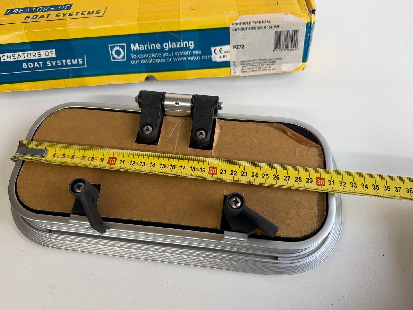 Vetus patrijspoort PZ72 329 x 152 mm