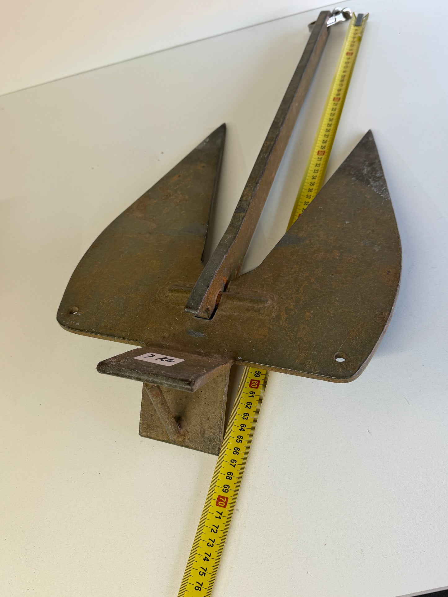 Danforth / French anker 7 kg met harpsluiting