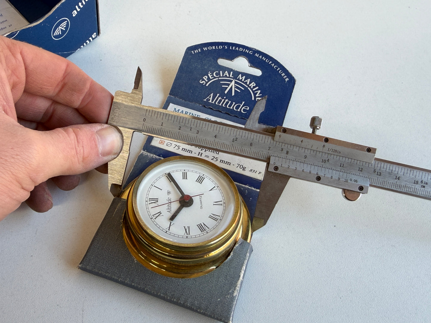 Altitude Special Marine klok 75 mm doorsnee nieuw