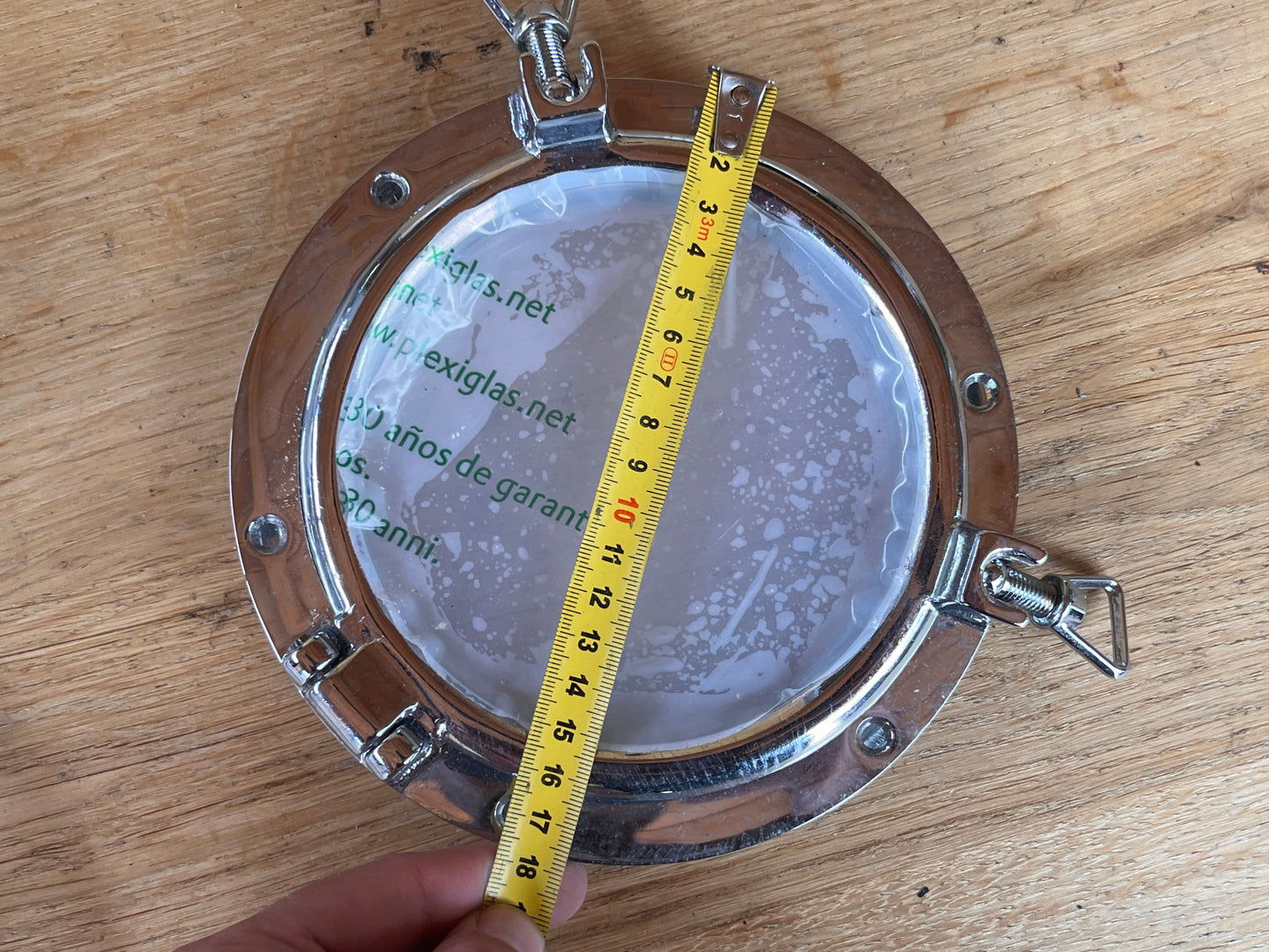 Nieuwe patrijspoort glasmaat 125mm