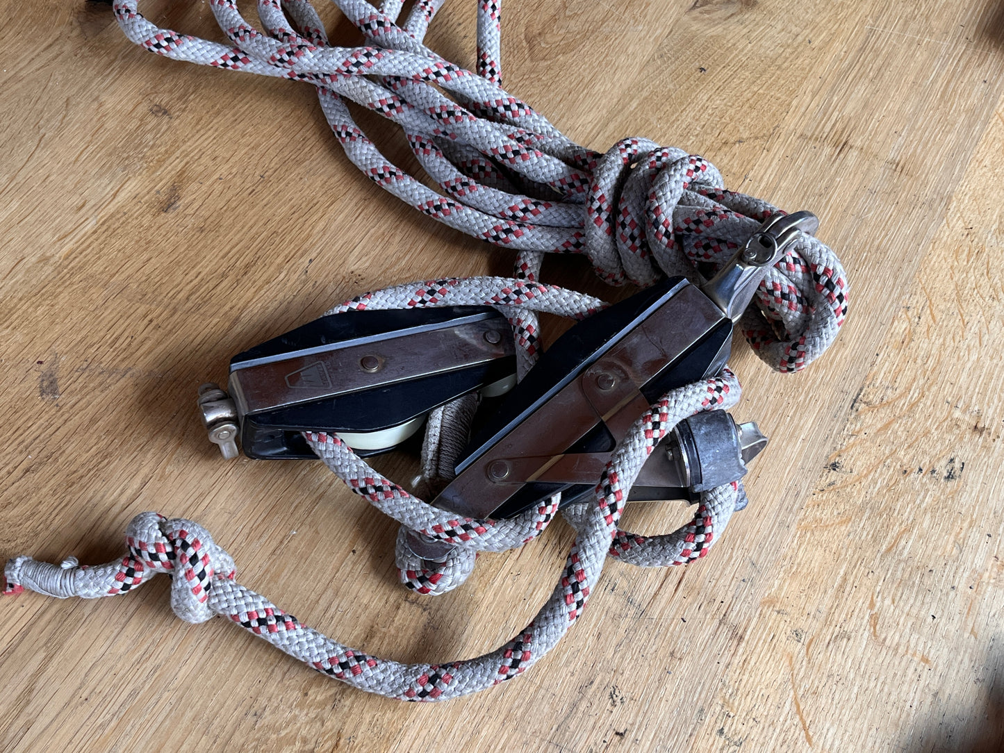 Lewmar grootschoot / Size 2 Vioolblok + Vioolblok + klem