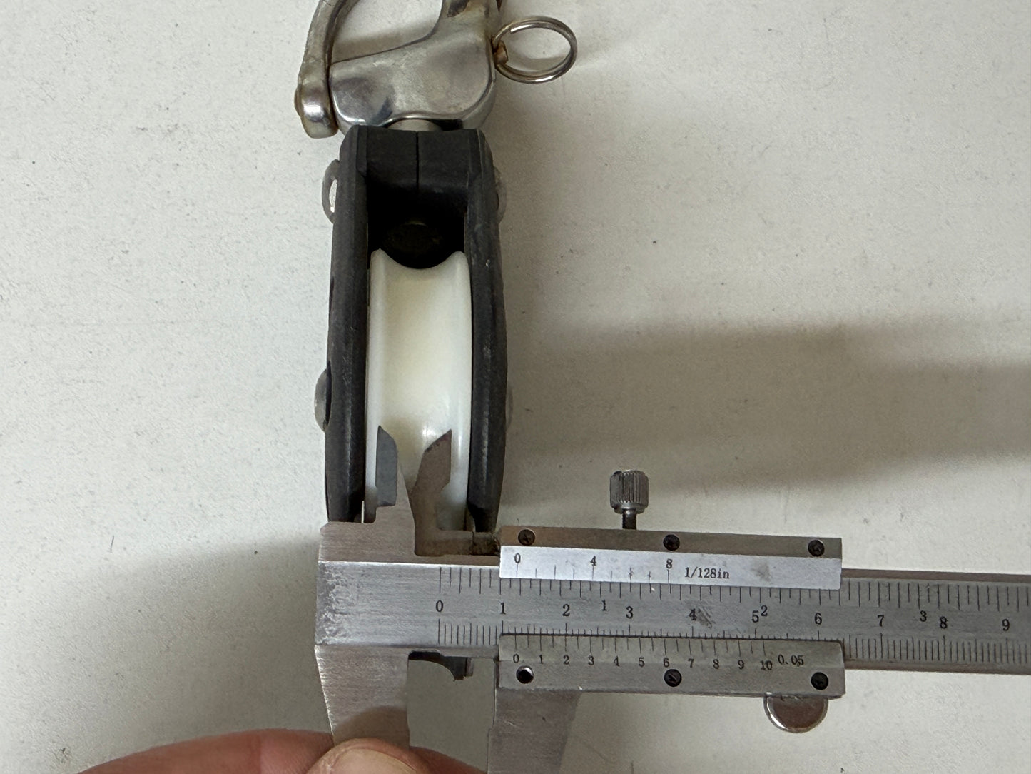 Barton 1 schijfs blok 54 mm tot 12 mm gelagerd snapsluiting