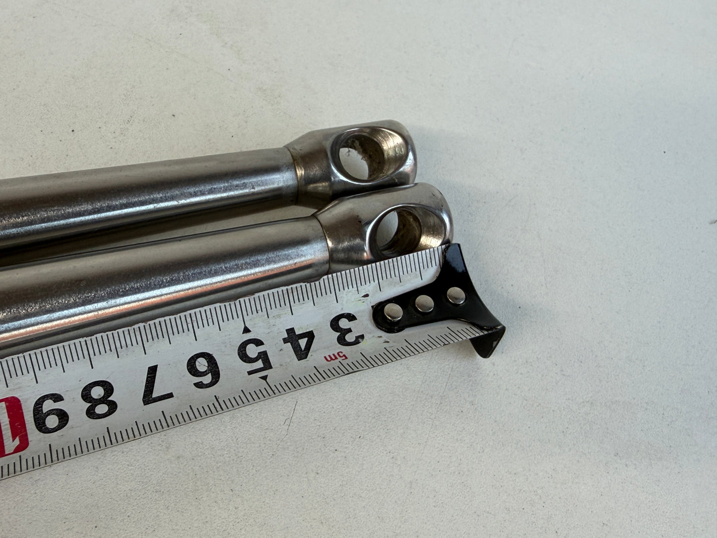 2 x RVS scepter 46 cm