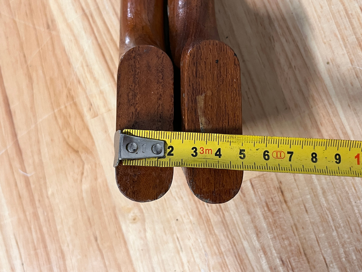 Houten handrailing 3 grepen 83 cm