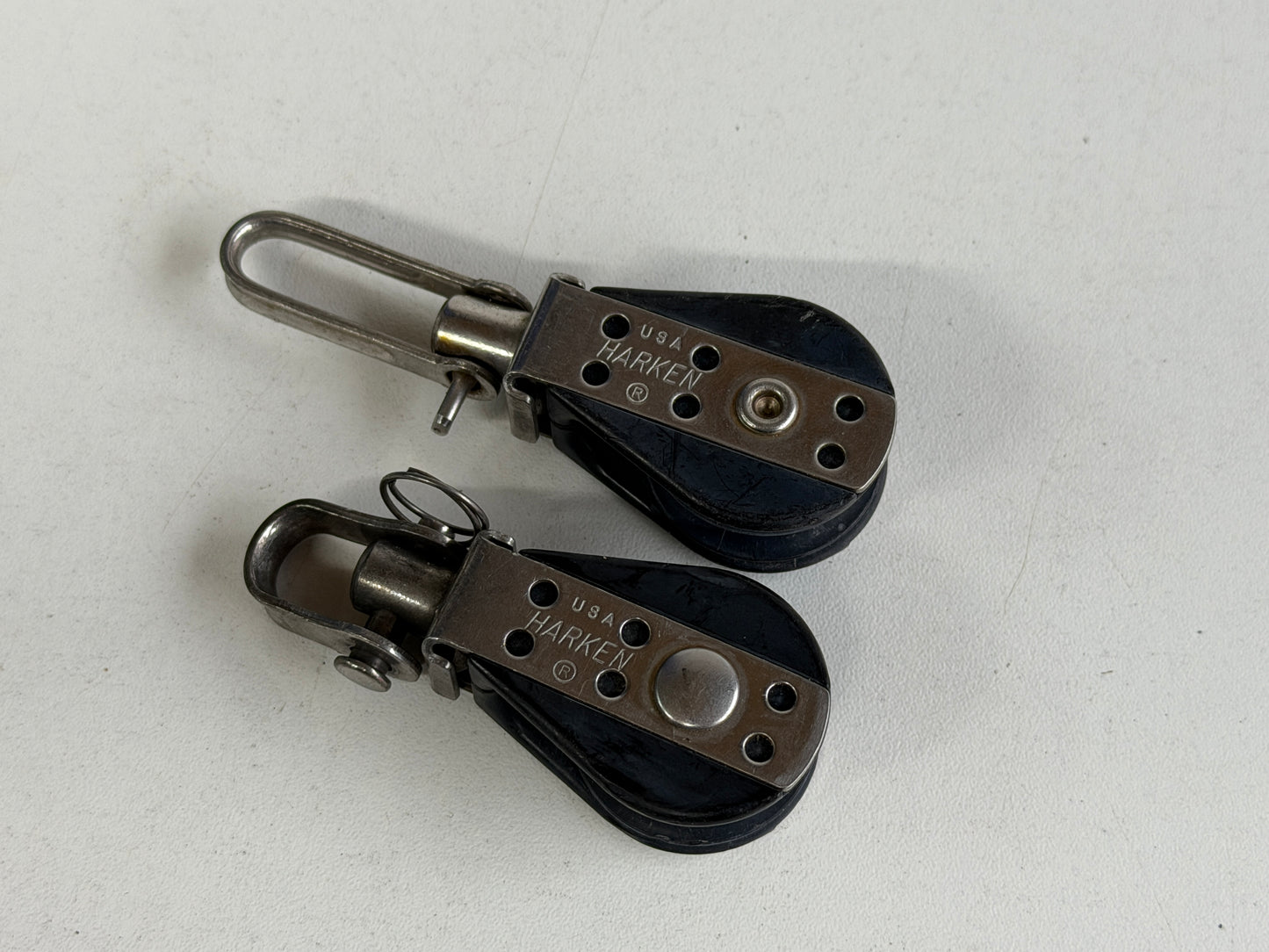 Harken 1 schijfs blok 29 mm tot 8 mm lijn gelagerd