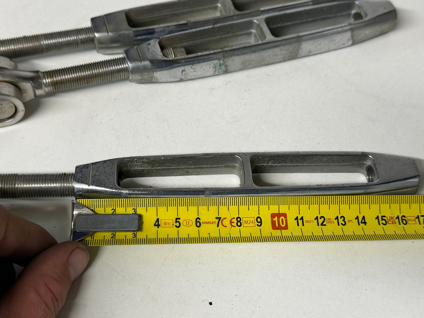 Blue Wave open-body 1/2" UNF wantspanners met fork terminal