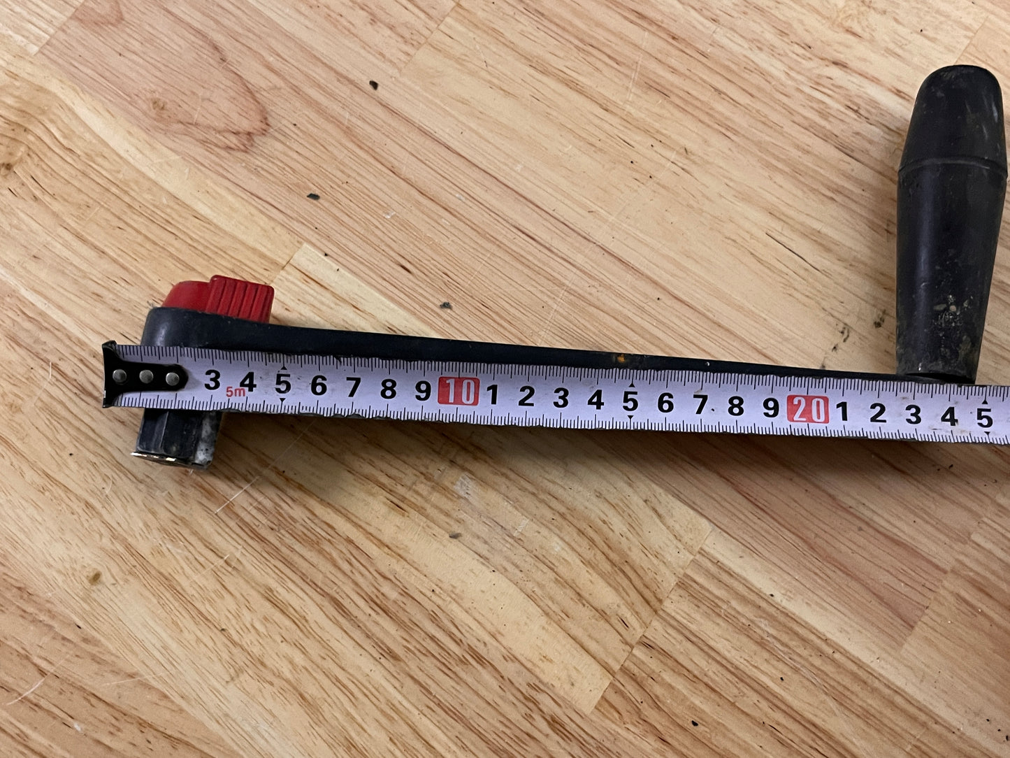 Gibb lierhendel met lock 25 cm