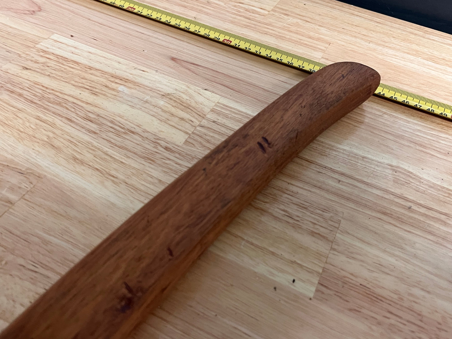 Houten helmstok 111 cm