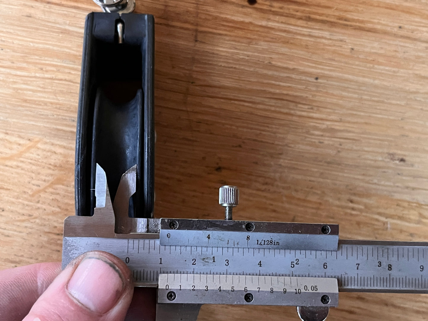 Viadana 1 schijfs blok 57 mm 12 mm gelagerd