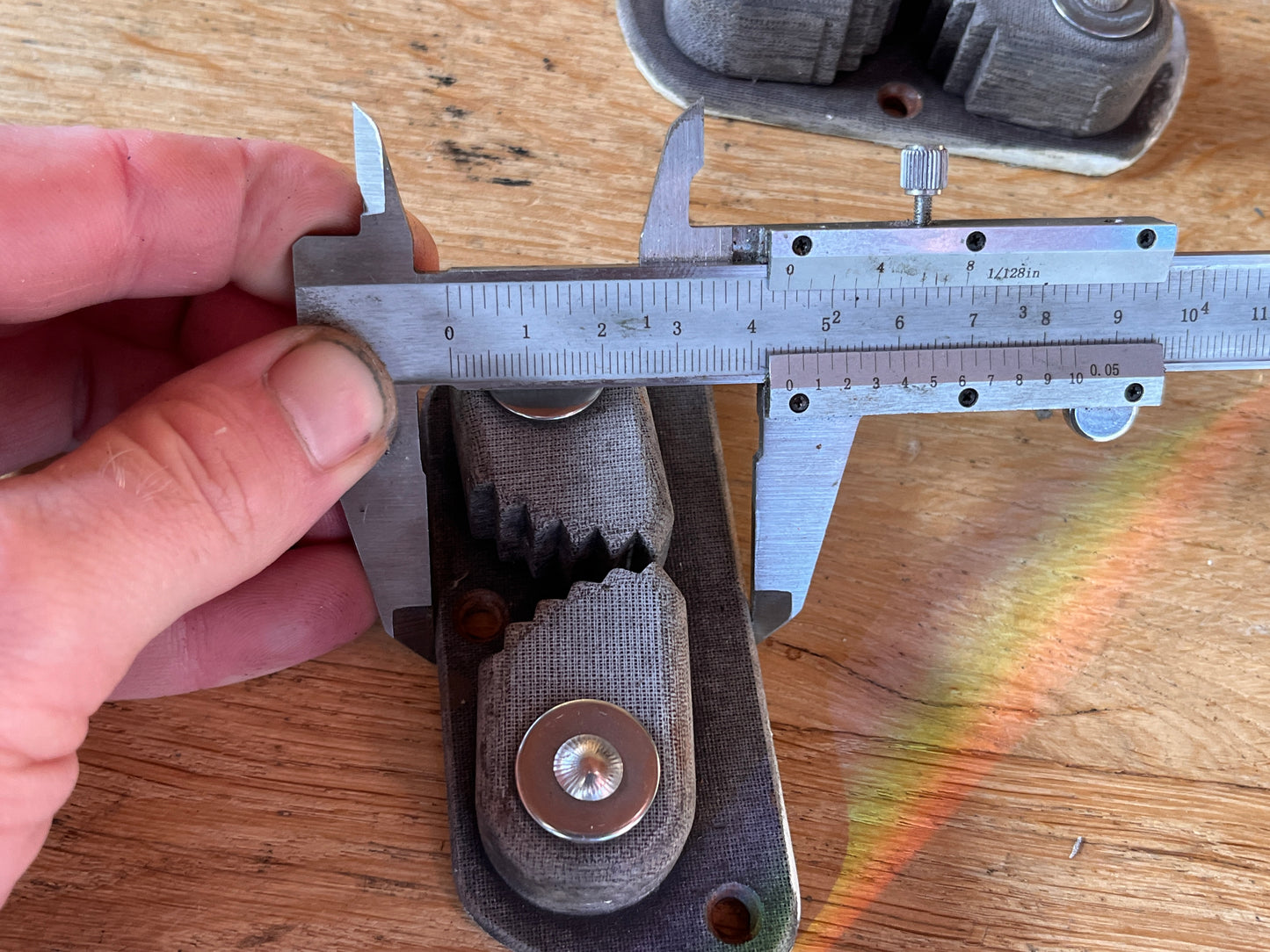 Tufnol schootklem / cam cleat 6-14 mm