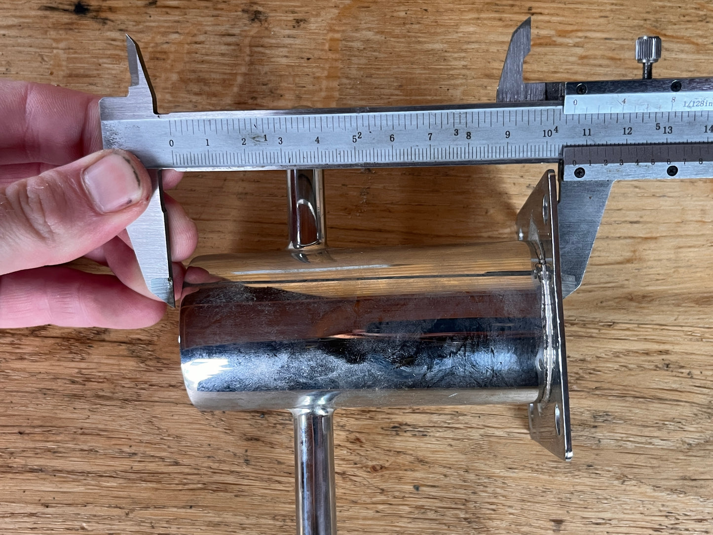 Nieuwe RVS bolder 110 mm