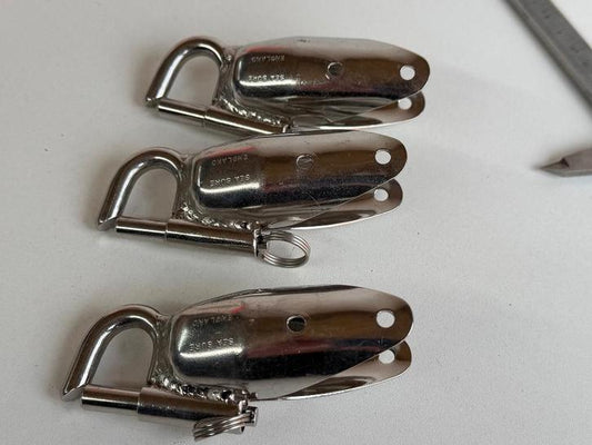 4 x Sea Sure Spinnakerboombeslag voor spiboom nieuw