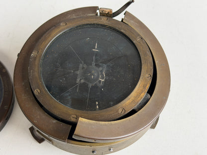 Bronzen Kelvin Hughes PII Compass V1029/1 Ser Nr2 855