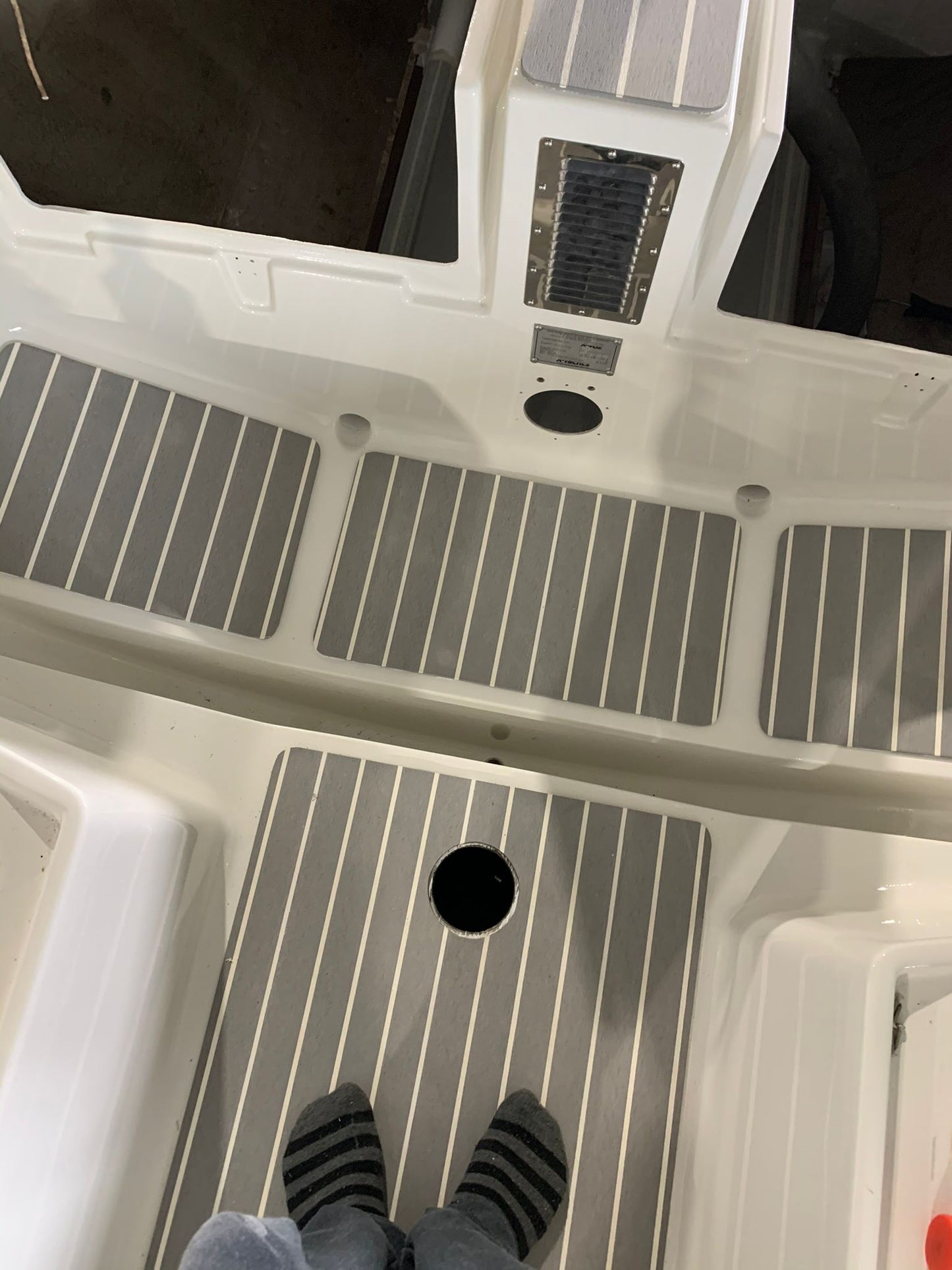 PVC teak 25 meter x 190 mm