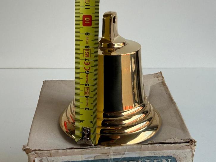 2 x Messing/brons scheepsbel / bel