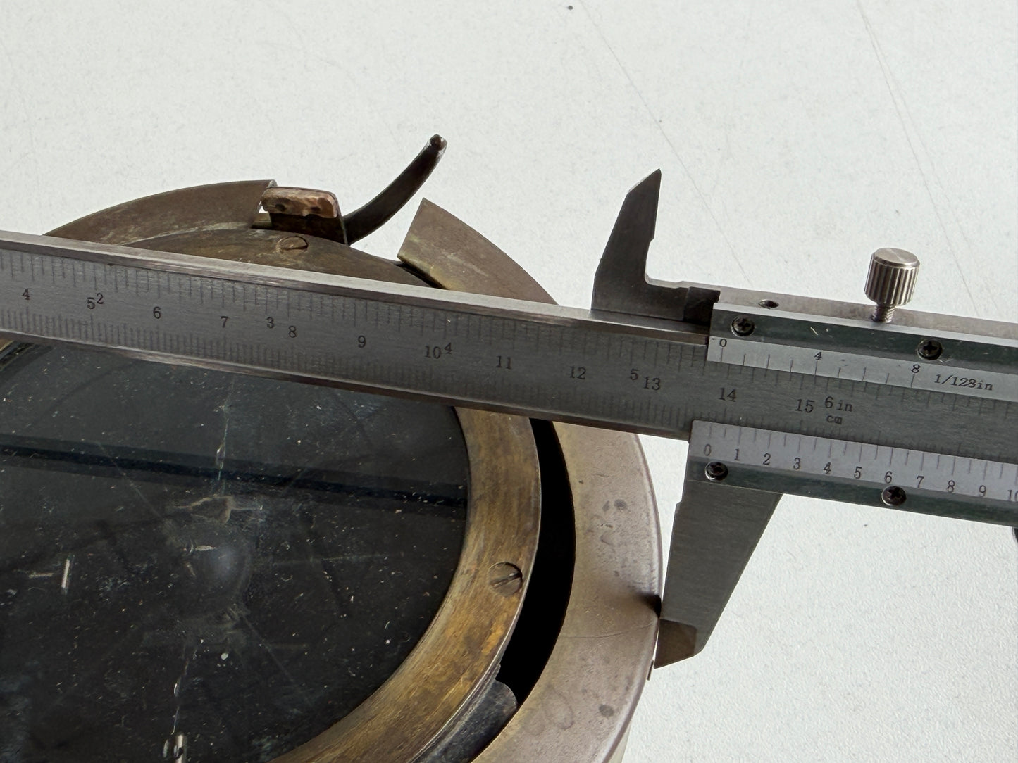 Bronzen Kelvin Hughes PII Compass V1029/1 Ser Nr2 855
