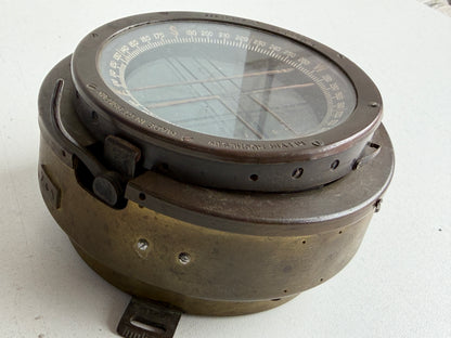 Bronzen Kelvin Hughes PII Compass V1029/1 Ser Nr2 855