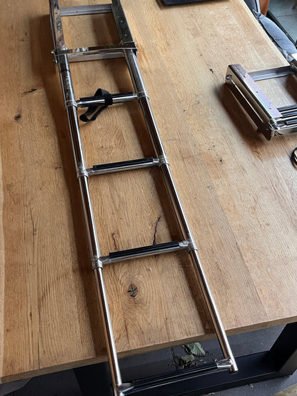 Zwemtrap Telescopisch Opvouwbaar met 4 treden