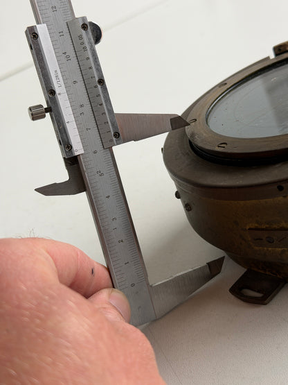 Bronzen Kelvin Hughes PII Compass V1029/1 Ser Nr2 855