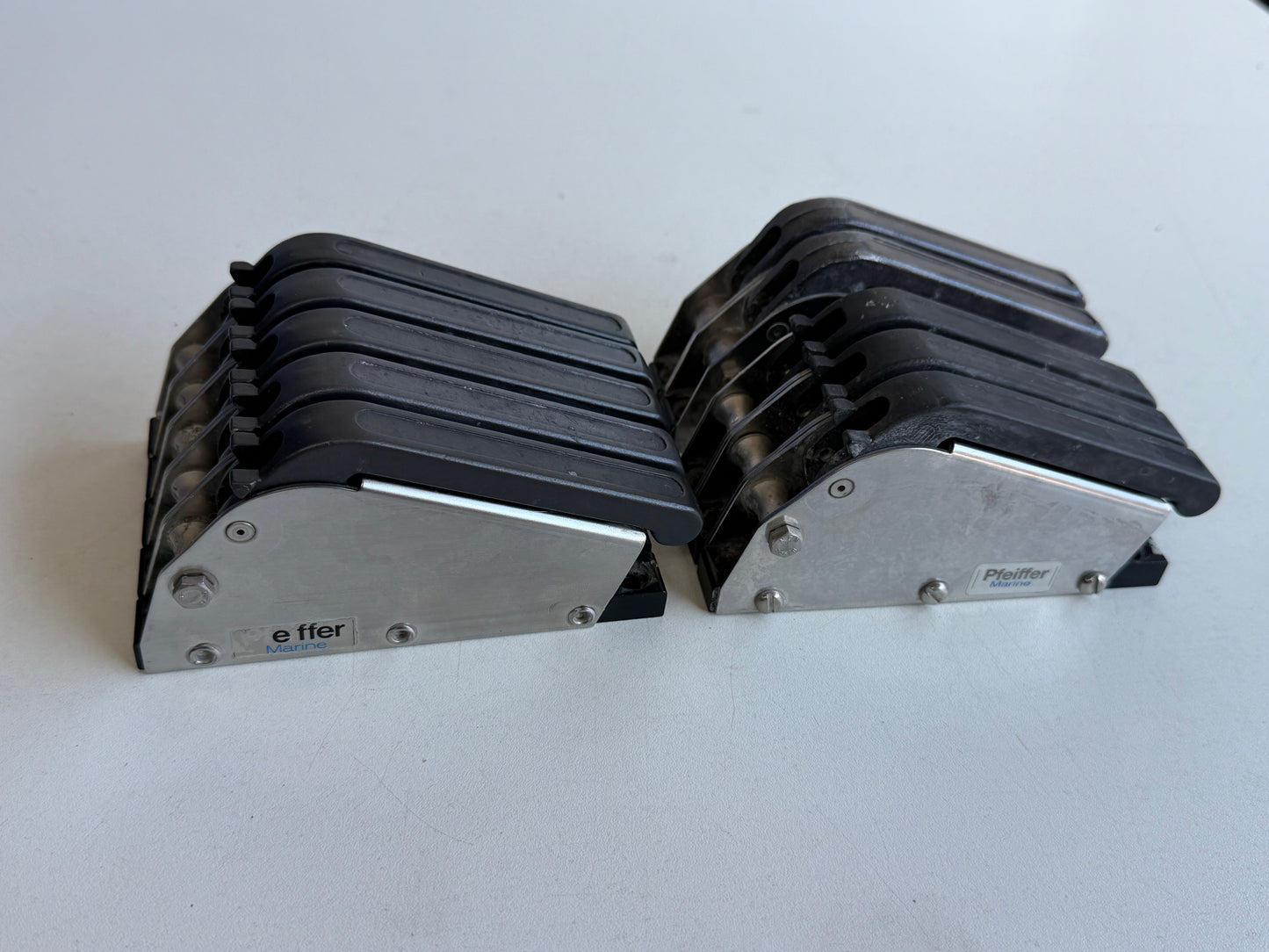 3 Pfeiffer valstopper 5/3/2 voudig. Totaal geschikt voor 10 lijnen.