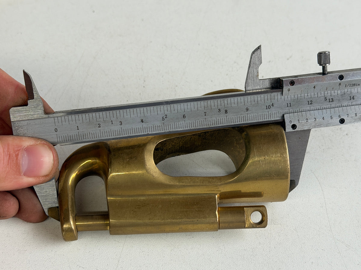 Bronzen / messing spinnaker-giekbeslag – 39 mm – NIEUW