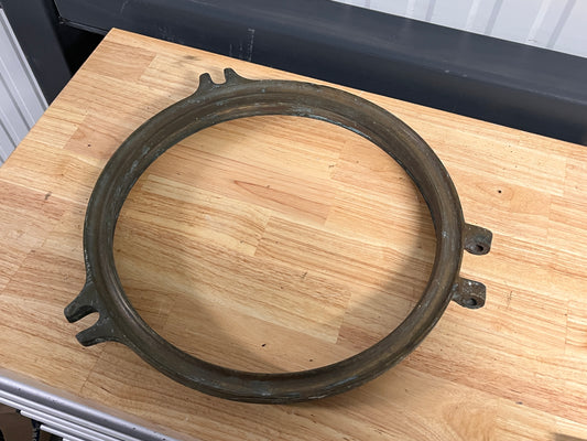 Bronzen patrijspoort / frame zonder glas 40 cm