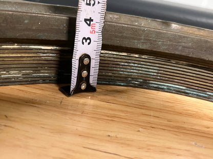 Bronzen patrijspoort / frame zonder glas 40 cm