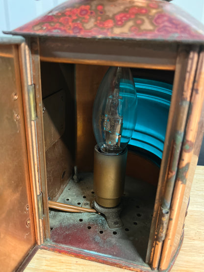 Scheepslantaarn Stuurboord + Bakboord Hoogte 23 cm