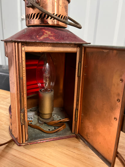 Scheepslantaarn Stuurboord + Bakboord Hoogte 23 cm