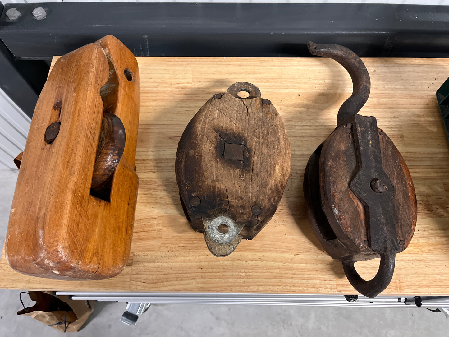 Grote klassieke houten blokken