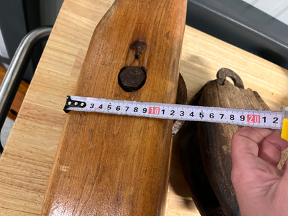 Grote klassieke houten blokken