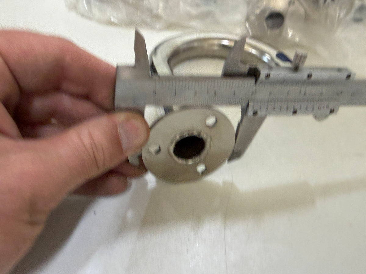 RVS zwanenhals dekdoorvoer 20 mm nieuw
