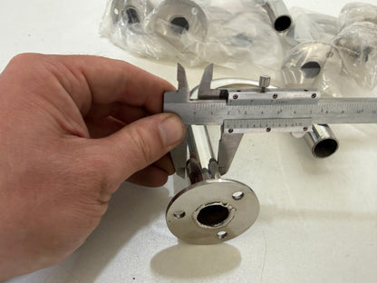 RVS zwanenhals dekdoorvoer 20 mm nieuw