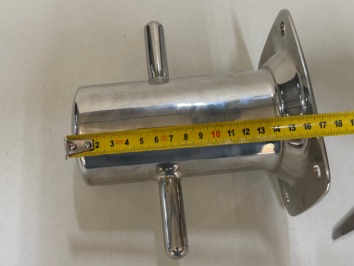 Nieuwe Rvs bolder 17 cm hoog