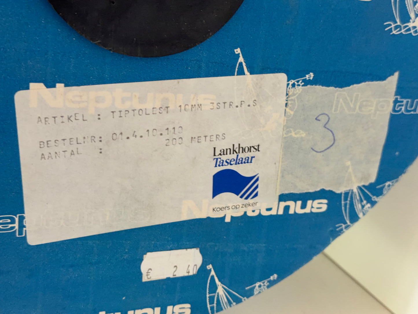 Landvast 10 mm - Tiptolest 3 str.