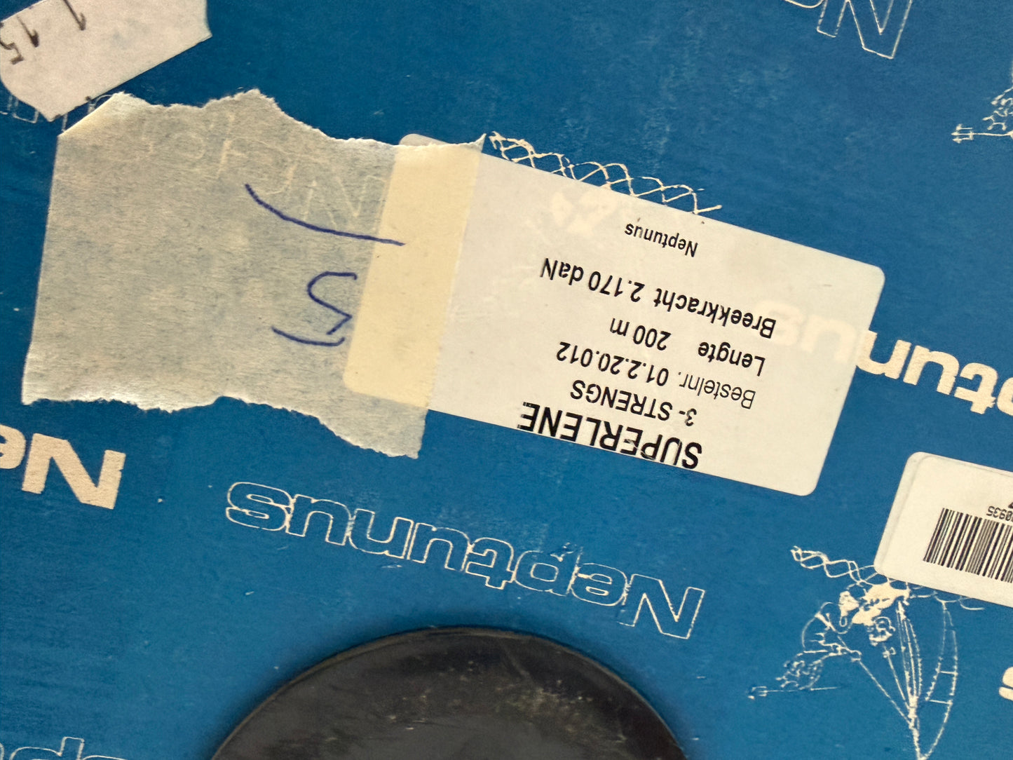 Landvast 12 mm - Superlene wit