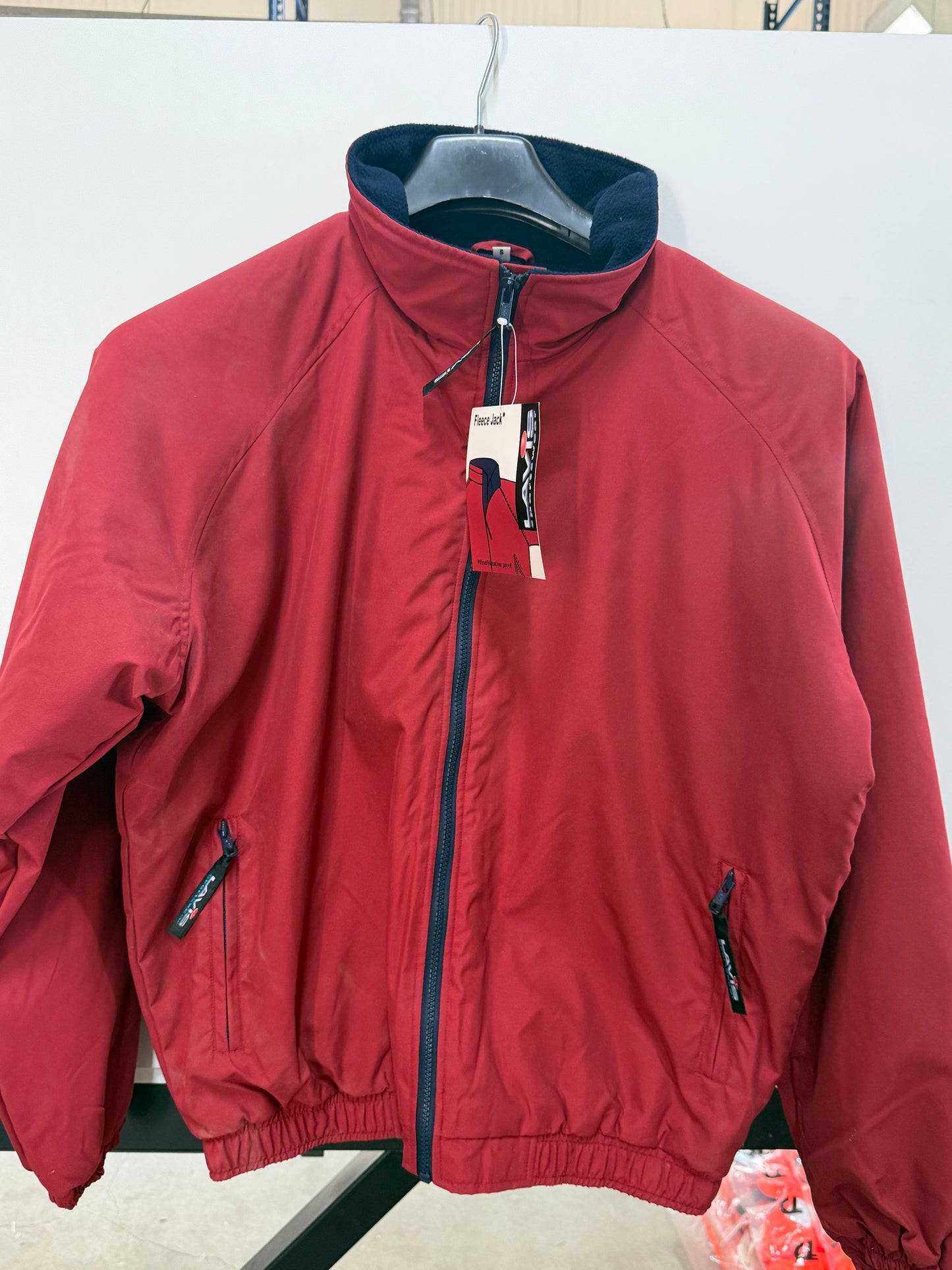 Lavis Fleece Jack maat S rood