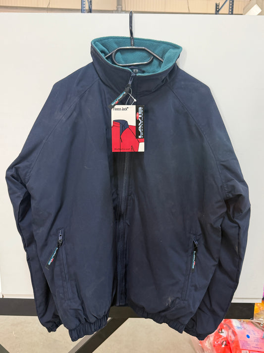 Lavis Fleece Jack maat S blauw