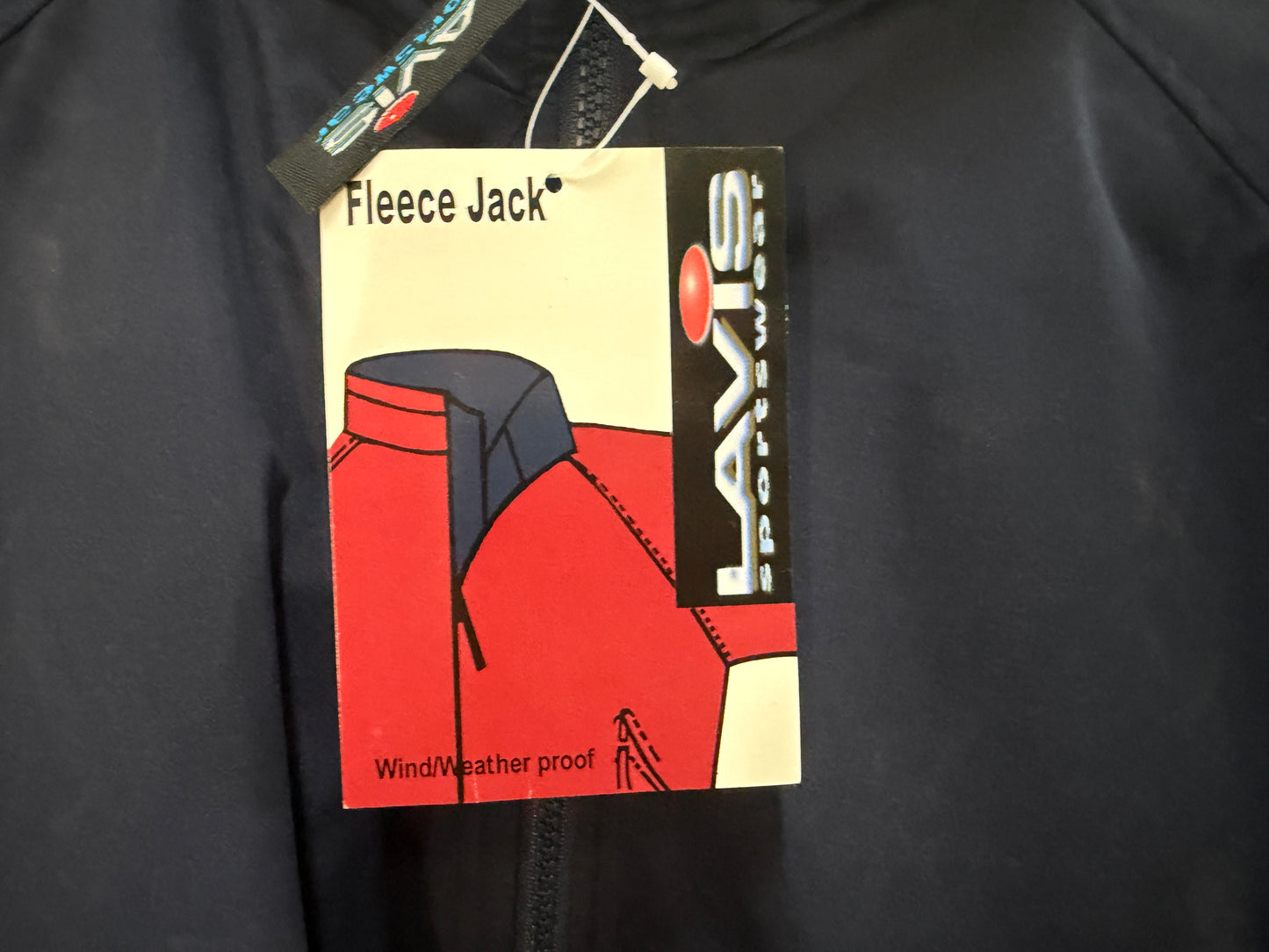 Lavis Fleece Jack maat S blauw